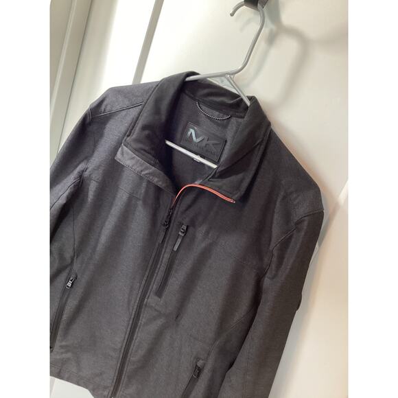 Michael Kors Men's Bommer biker Full Zip Jacket Dark Gray size medium - Picture 3 of 12